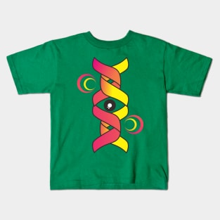 one eye abstrack Kids T-Shirt